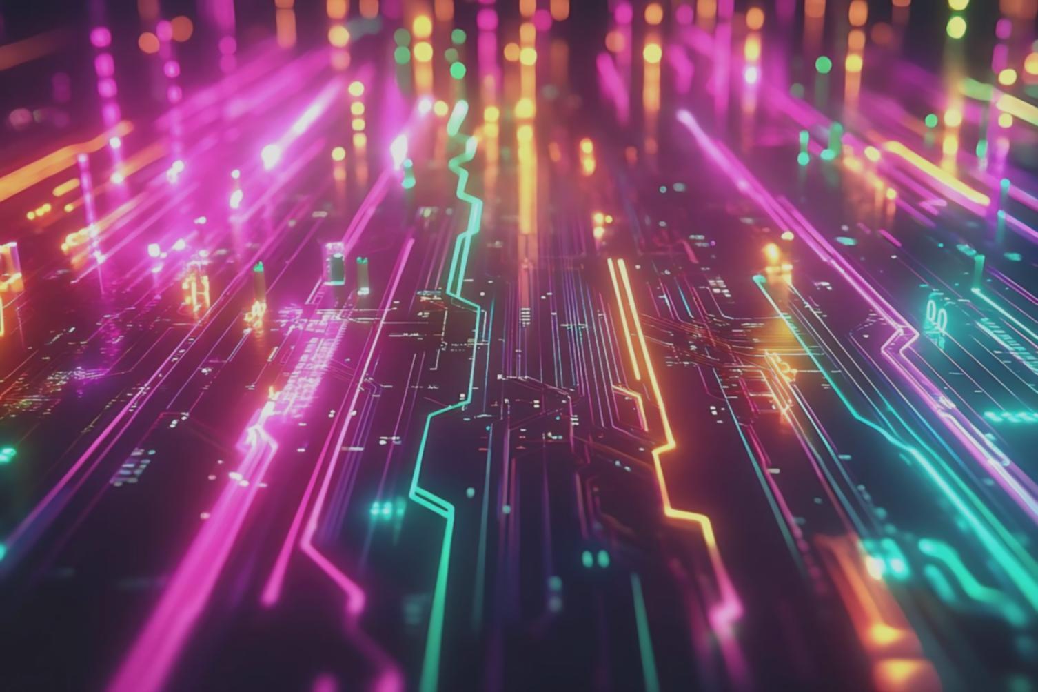 Arbeitsumgebung mit modernen Entwicklungswerkzeugen und Teamarbeit